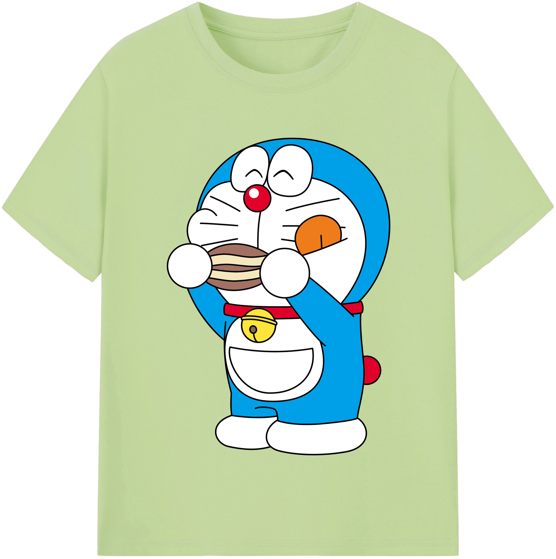 （画像用） ドラえもん Doraemon 綿100％半袖Tシャツ（フロントプリント）